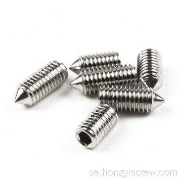 DIN916 SS316 Hexagon Socket Set Screws Cup Point